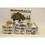 Tamiya Military Model Kits, A boxed collection of 1:35 scale German and Allied world war II military