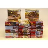 Trumpeter Military Model Kits, A boxed collection of 1:35 scale German and Russian world war II