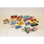 Post-War Play-Worn Dinky, Corgi, Spot-On, Matchbox and other Vehicles, A group of commercial,