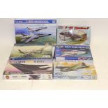 Military Aircraft Model Kits, A boxed group of 1:72 scale kits mostly with factory sealed