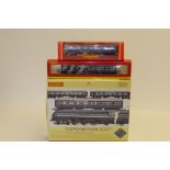Hornby (China) 00 Gauge blue Coronation Train Pack and additional coaches, R3092 comprising LMS blue