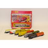 Triang/Hornby OO Gauge Freightliner Stock, including boxed R675 Depot Crane and R633 Freightliner