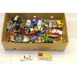 Post-War Play-Worn Diecast Models, 1:24 scale and smaller models mostly unboxed, including a boxed