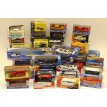 Boxed Modern Die-Cast Models, A collection of vintage and modern commercial and private, mostly 1:43