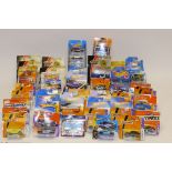 Packaged Modern Hot Wheels and Matchbox Models, All 1:64 scale vintage and modern private and