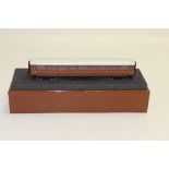 Golden Age 00 Gauge 2K LNER wooden First/Third Coach, No 1858, in original box, M, box E