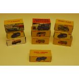 Atlas Editions Dinky, A boxed group of ten models including vintage commercial Trojan, Ford,