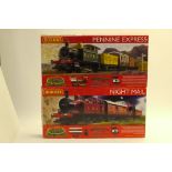 Hornby (China) 00 Gauge Starter Train Sets, R1144 Night Mail, comprising LMS 0-6-0 Tank Engine,