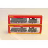 A pair of Hornby (China) 00 Gauge unbuilt BR green West Country Class Locomotives, R2282 34091 '