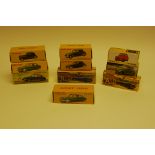 Atlas Editions Dinky, A boxed group of ten models including vintage private Citroen vehicles, (