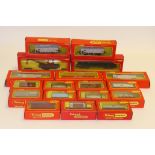 Tri-ang and Tri-ang Hornby 00 Gauge wagons in window boxes, including R564 Bulk Cement (5, some