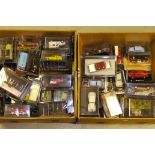 Packaged or Cased Modern Die-Cast Models, A collection of vintage and modern commercial, private,