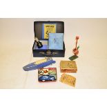 Schuco Telesteering Car 3000, In original box in blue livery with key and original accessories (