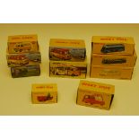 Atlas Editions Dinky, A boxed group of ten models including vintage commercial Bedford, Mercedes,