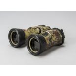 A Pair of Zeiss blc 7x50 German World War II U-Boat Binoculars, green, serial no. 55143, body, P,