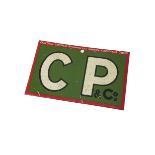 A Carter Paterson Carriers double-sided Enamel Sign, finished in green, white, black and red with