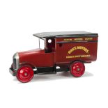 A professionally-restored or rebuilt Triangtois Wooden Cox's Motors Bull-Nose Delivery Van,