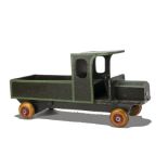 A G & J Lines for Hamley's Wooden Delivery lorry, painted black with green lining, open cab, brass