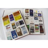 Matchbox labels, a collection of approx 900 labels/books,1960's 80's, presented in 6 albums,