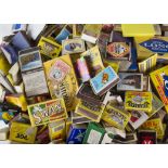 Ephemera, a huge collection of matchboxes/matchbooks and labels, two large plastic tubs full,