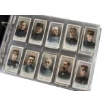 Cigarette Cards, Military and Naval, a variety of sets contained in a modern ringbinder, sets to