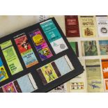 Matchbox labels, a collection of approx 800 labels/books,1960's 80's, presented in 6 albums,