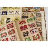 Matchbox labels, a collection of approx 700 labels and books in two albums and loose sheets , many