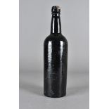 A vintage bottle of alcohol, stamped 1912 to the cork, possibly port, in brown glass bottle, 31cm