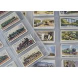 Cigarette Cards, Railways, a collection of sets to include Wills Railway Engines, Railway Equipment,