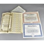 A quantity of early 20th century share certificates, world wide issues from China dated 1914,