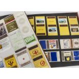 Matchbox labels, a collection of approx 800 labels/books,1960's- 80's, presented in 6 albums, corner