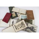 Ephemera, a mixed lot, including, interesting Edwardian photograph/autograph album, containing a