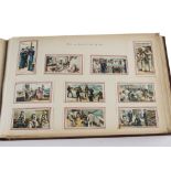 Cigarette Cards, Naval, in a hardback slot in album, annotated sets to include Players History of