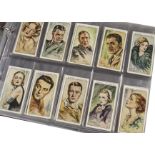 Cigarette Cards, Players, a selection of sets in a modern ringbinder to include, Film Stars, Country