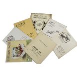 Original Britains 1948 leaflets for New Lines Farm Picture Packs and 'S' and 'P' Fort ranges, with