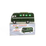 A Dinky Supertoys 967 BBC TV Mobile Control Room, dark green body, grey grooved hubs, BBC crest,