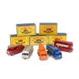 Matchbox Lesney 1-75 Series, 10 Foden Sugar Container, GPW, 26 Foden Cement Mixer, BPW, 5