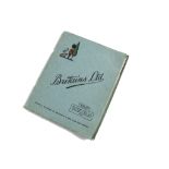 An original Britains 1952 catalogue with restricted lines etc, G, complete with minor wear only,