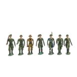 Original figures by the Antonini Italy company, 53mm figures of Italian Alpine troops (2), WW2