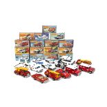 Matchbox Superfast Emergency Service Vehicles, including 57 Carmichael Rescue Vehicle, 64 Fire