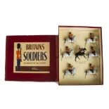 Britains post WW2 set 1720 mounted Band of the Royal Scots Greys (2nd Dragoons), VG in VG box, minor