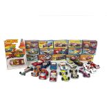 Matchbox Superfast Racing & Sports Cars, including 9 Ford RS.2000, 19 Road Dragster, 62 Chevrolet