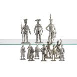 Modern castings including Charles Stadden 90mm Napoleonic Dragoon, 54mm castings of Chinese boxers