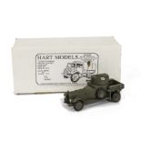 Hart Models 1:48 Rolls Royce Armoured Car, factory built, HT30 CMP Chevrolet, unmade white metal