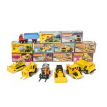 Matchbox Superfast Construction Vehicles, including 15 Fork Lift Truck, 48 Sambron Jacklift, 72