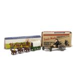 Matchbox MICA Re-Issue Soap Box Racer, ltd edition of 500, with MICA re-issue Covered Wagon, ltd