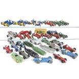 Dinky Toy Racing Cars, including 23h/234 Ferrari (6), 23g Cooper-Bristol (4), one boxed, 23n
