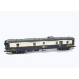 An Elettren O Gauge CIWL Baggage Van, in blue/cream livery as no 1263, E, box G