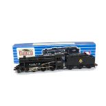 Hornby Dublo 00 Gauge Conversion of 8F to 3-Rail BR 4-6-0 Locomotive and Tender, repainted BR
