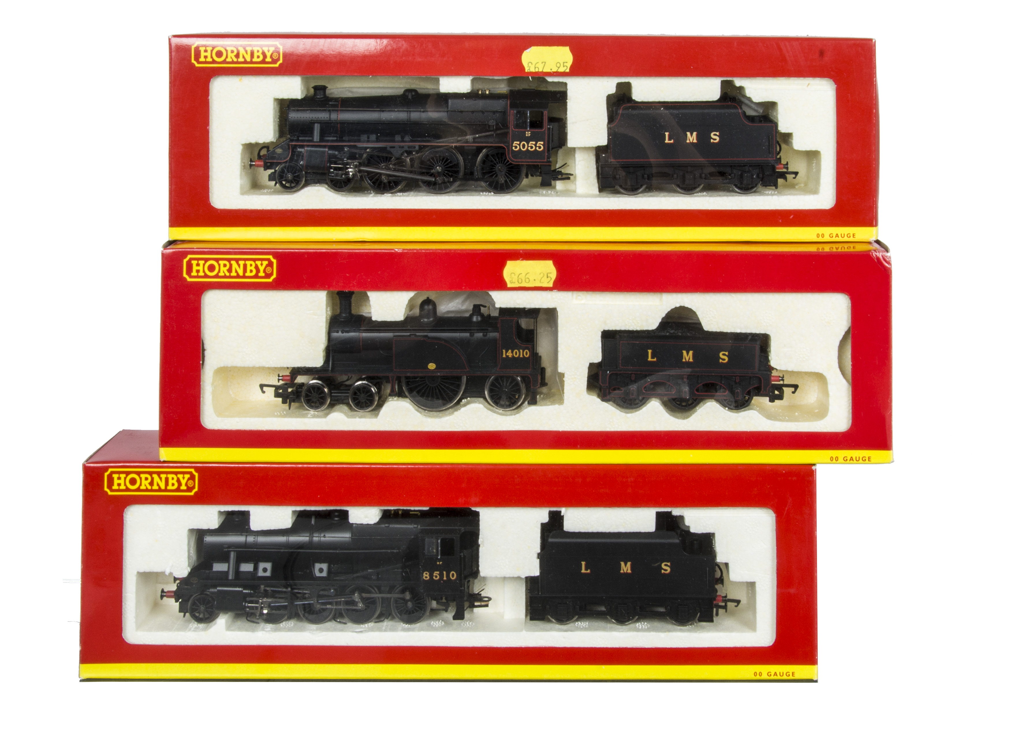 Hornby (China) 00 Gauge LMS black Locomotives and Tenders, R2257 Class 5P5F 4-6-0 '5055', R2228